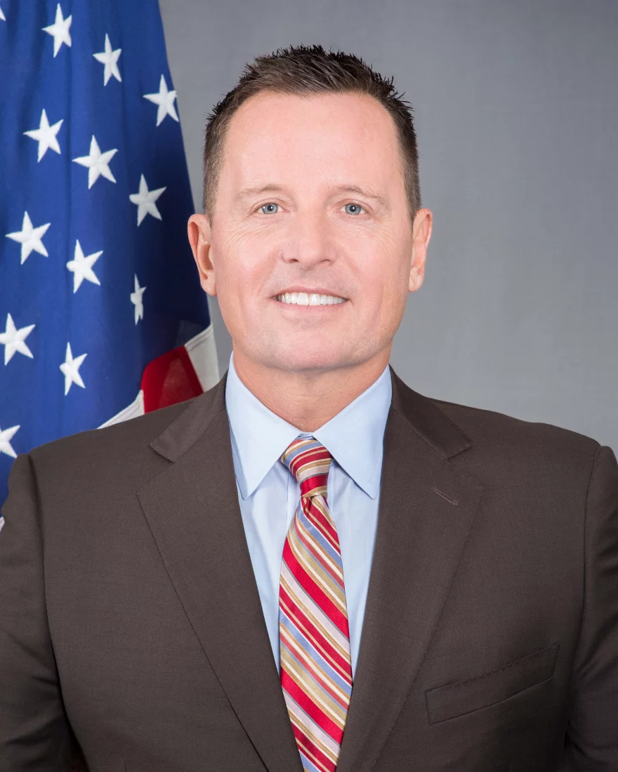 Headshot or formal portrait of Richard Grenell